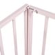 preview thumbnail 10 of 8, Twin Kids Metal Floor Bed with Door & Rails, No Slats Needed, Pink