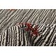 preview thumbnail 7 of 7, ECARPETGALLERY Hand Loomed Gabbeh Luribaft Black, White Wool Rug - 4'1 x 6'1
