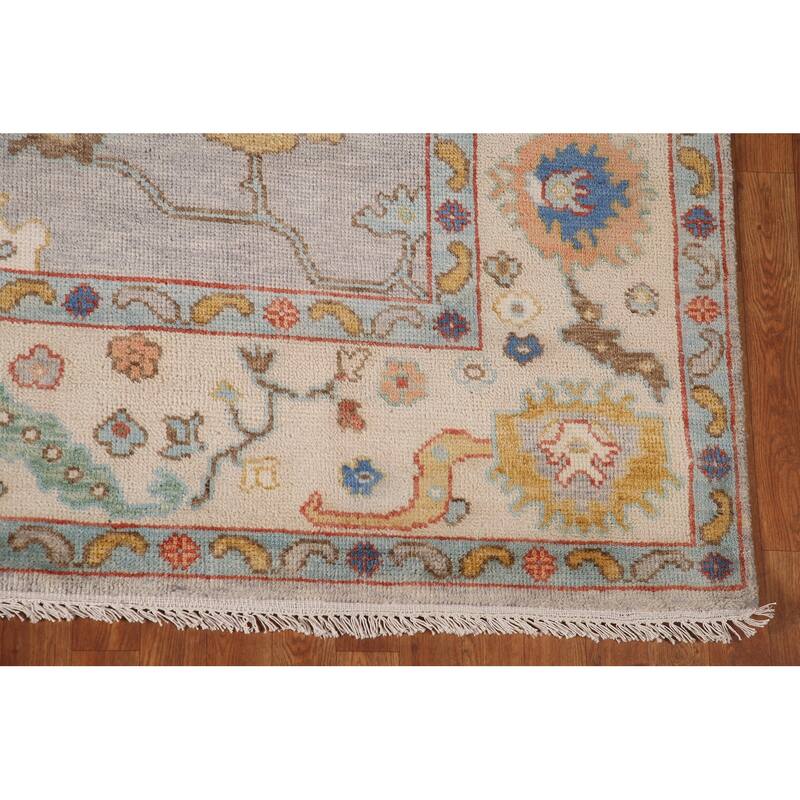 Oushak Oriental Area Rug Handmade Wool Carpet - 8'2" x 9'7"