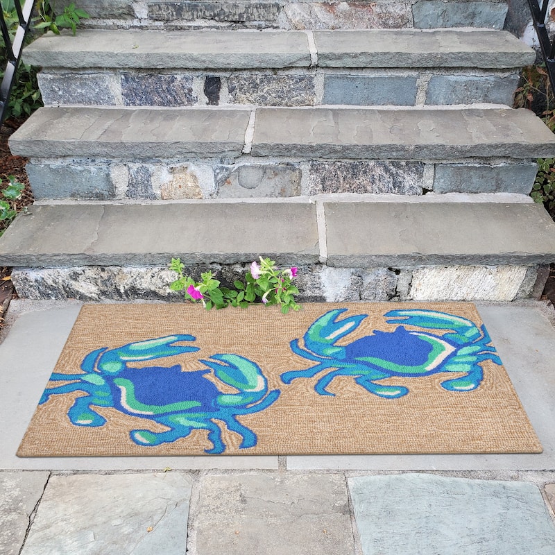 Liora Manne Frontporch Crabs Indoor/Outdoor Mat