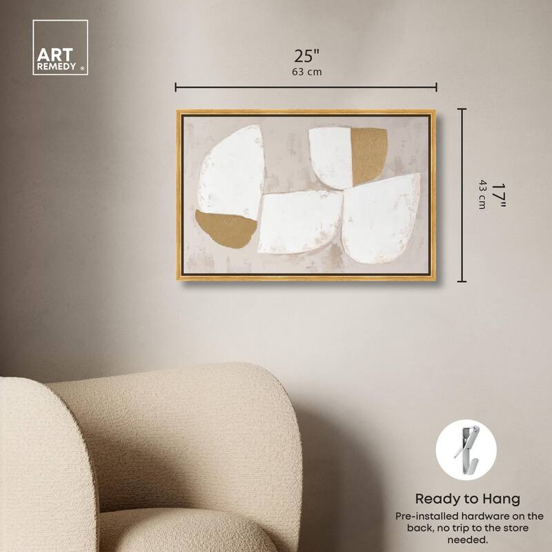 Gilded Cairn III Canvas by Art Remedy