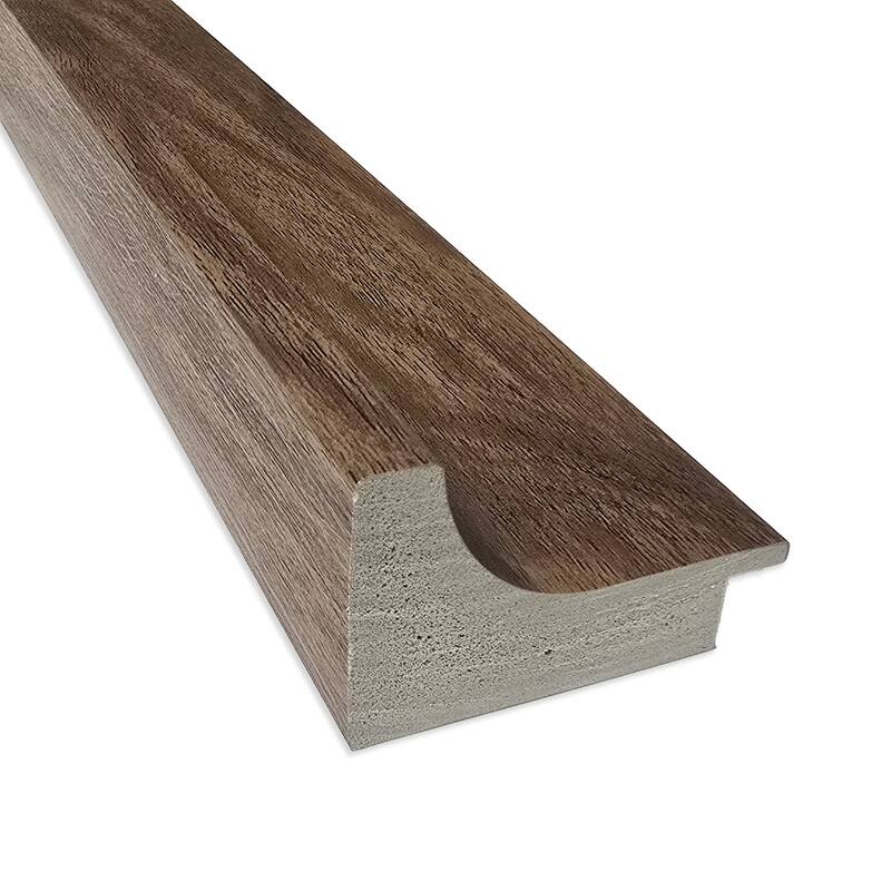 Pia Non-Beveled Framed Full-Length On the Door Mirror - Pia Medium Brown - 19 x 53 in