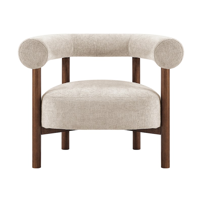 NPD Furniture Vincent Chenille Accent Arm Chair