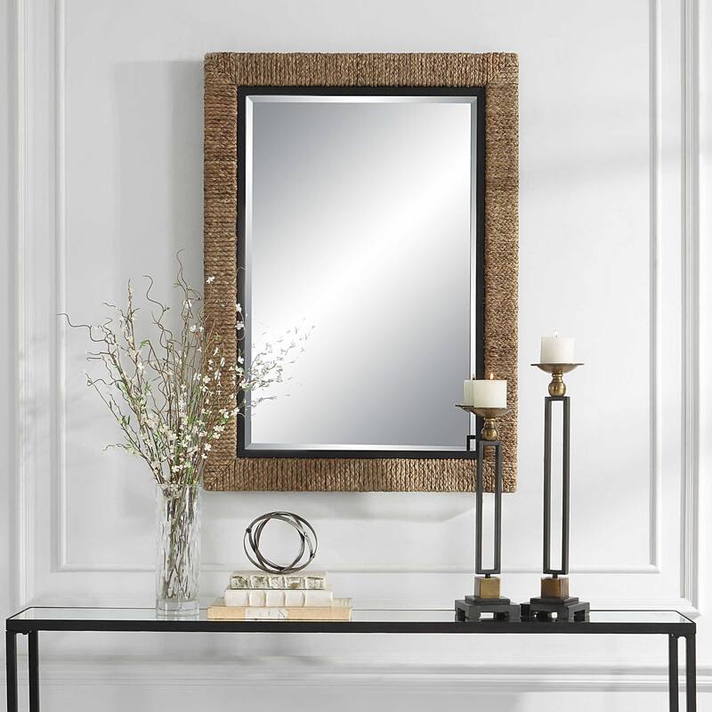 Uttermost 09853 Island 30" W x 41" H Rectangular Framed Bathroom