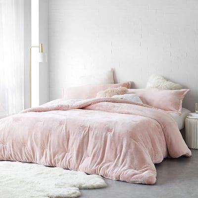 Coma Inducer Oversized Comforter Set - Me Sooo Comfy - Rose Quartz