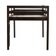 preview thumbnail 9 of 15, Kid Bed Frame Wooden Low Height Twin Size Loft Bed with Ladder,Strengthened Slats