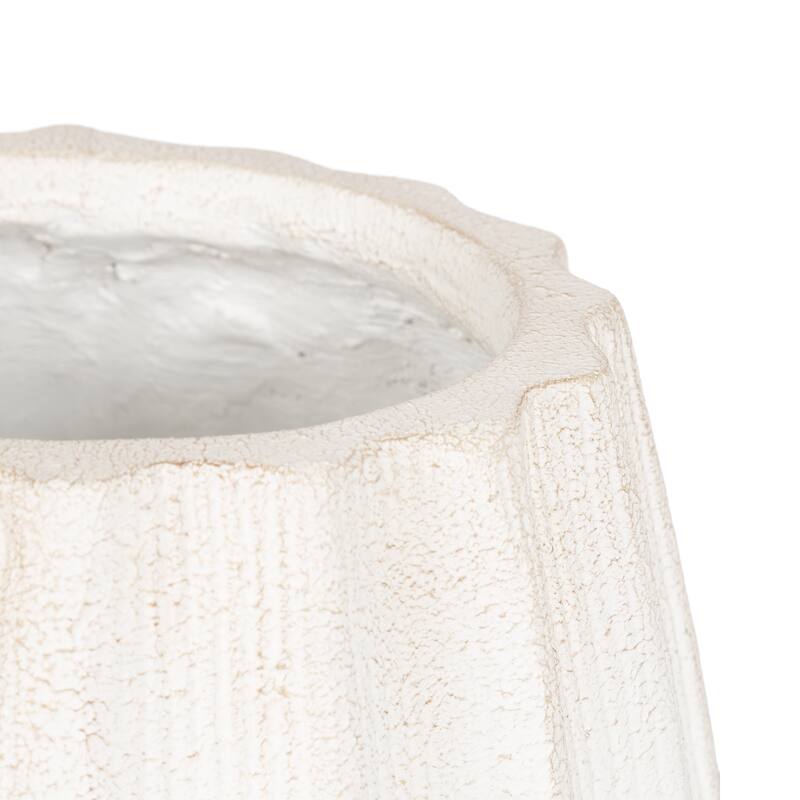 Kate and Laurel Claudel Scalloped Planter