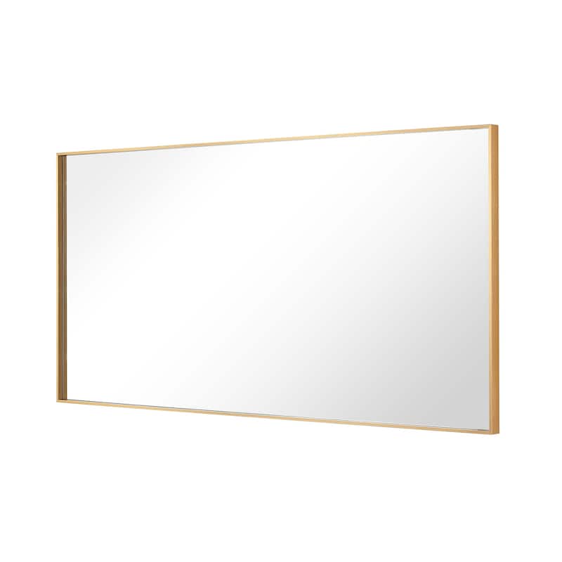 Modern Rectangle Framed Bathroom Vanity Mirror Accent Wall Mirror