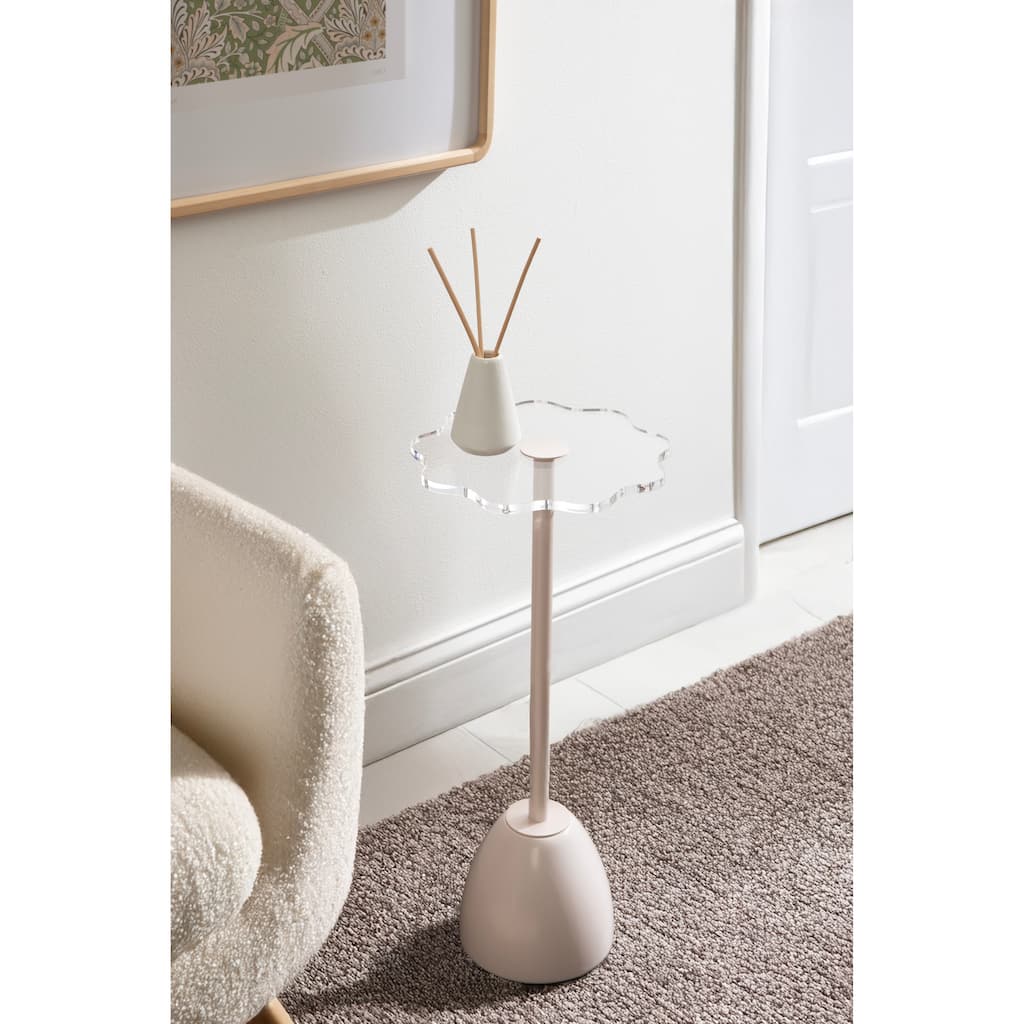 Kate and Laurel Acari Scalloped Drink Table