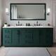 Option Green / Giotto Quartz Top / Matte Black Hardware