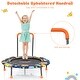 preview thumbnail 6 of 10, 36''Convertible Swing & Trampoline Set Toddler Kids Fitness Rebounder