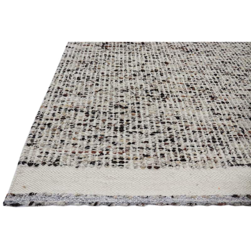 Domani Grant Mid-Century Moody Hand-Knotted Wool Area Rug
