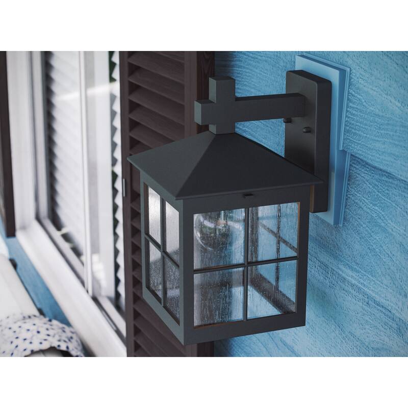 Kenroy Home Greene 1-Light Exterior Wall Sconce - Black