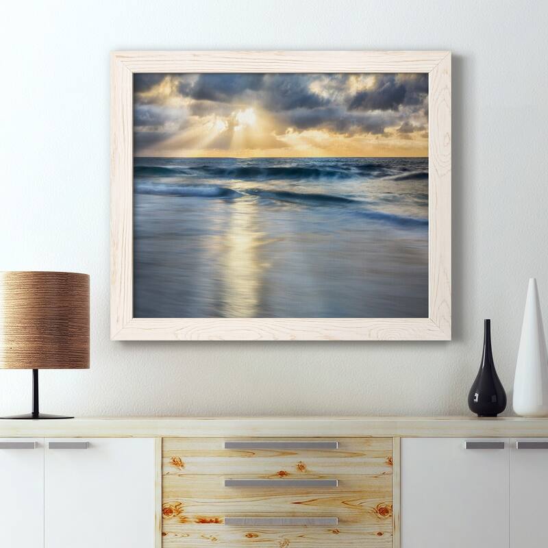 Cloudscape Shore-Premium Framed Canvas - Ready to Hang