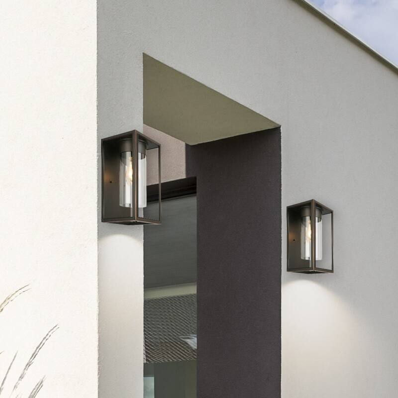 Shimik Oil Rubbed Bronze Outdoor Wall Light by Havenside Home