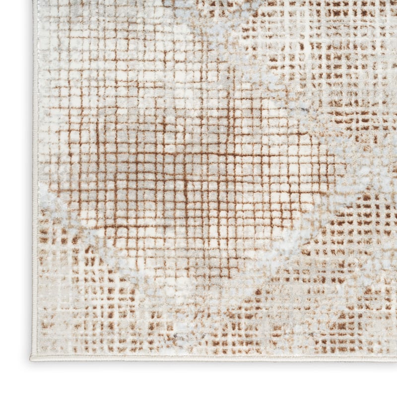 Nourison Home Iliana Indoor only Grey Abstract Area Rug