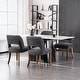 preview thumbnail 27 of 144, Wooden Dining Chairs Set of 2/4/6,Modern Fabric Upholstered Dining Room Chair Kitchen Chairs