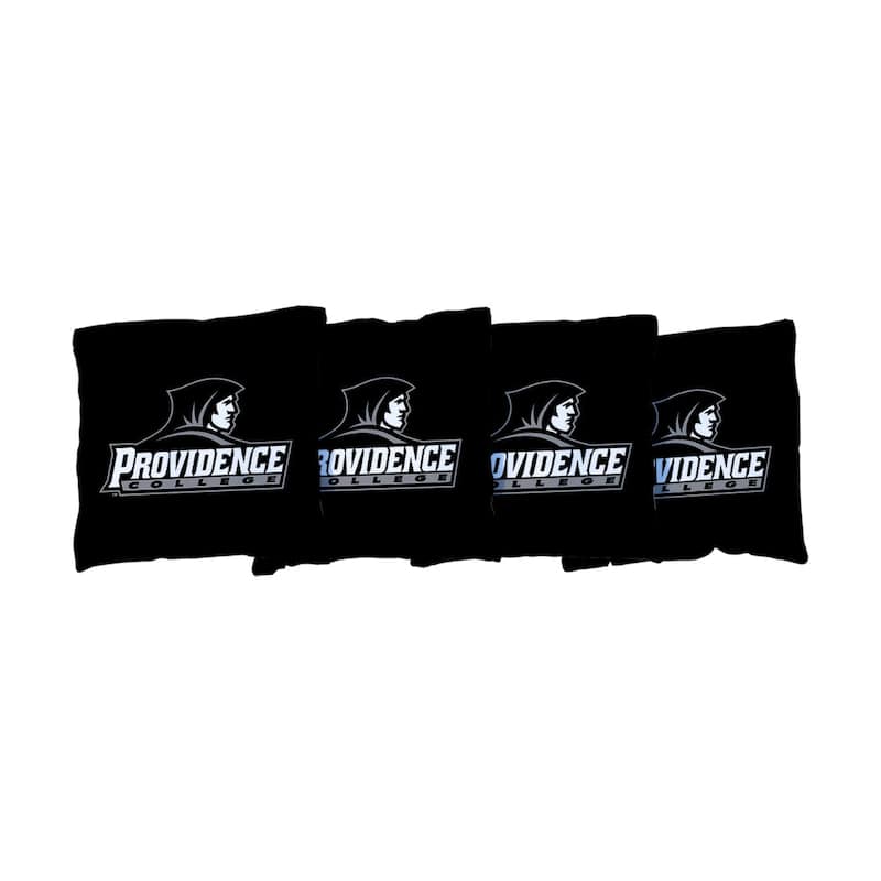 Providence College Friars Black Cornhole Bags - All-Weather Resin Filled