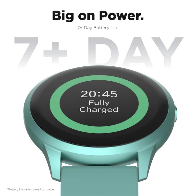 iTouch Sport 4 Men's Smartwatch - Fitness Tracker, HRM, Customizable Watch Face - 100+ Sports Modes - Bluetooth Connectivity