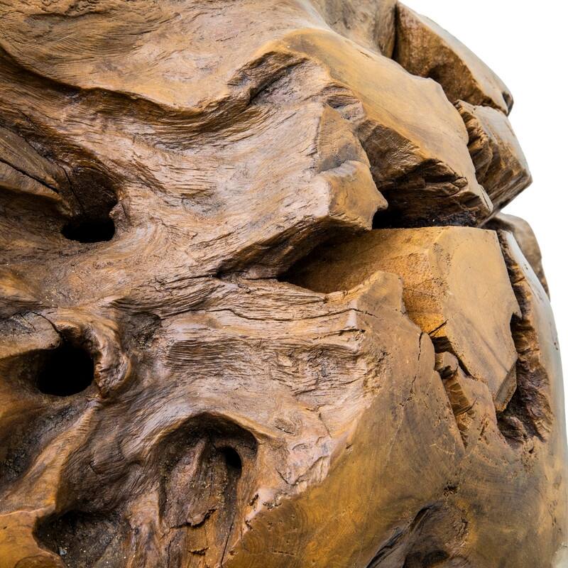 Teak Root Sphere 14-16 inches