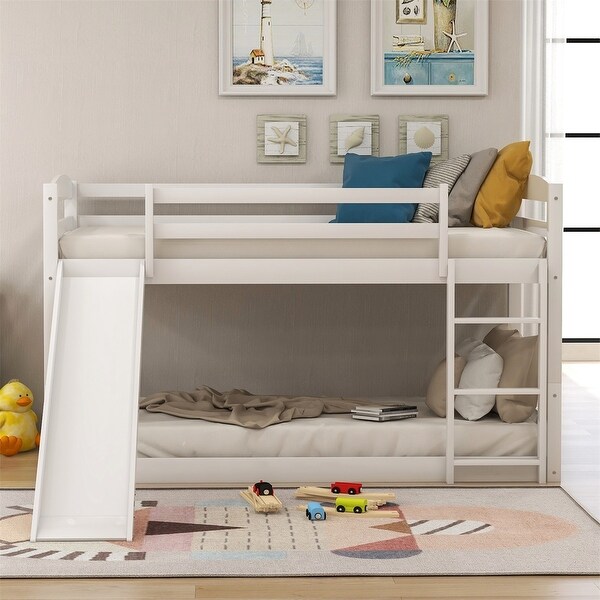 twin over full low bunk bed