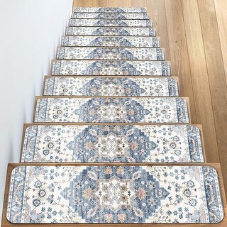 Stair Treads Indoor Non Slip Reusable Staircase Step Treads 15 Pack ...