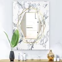 Designart Copper Spruce 1 Mid Century Mirror Wall Mirror Overstock 28022171