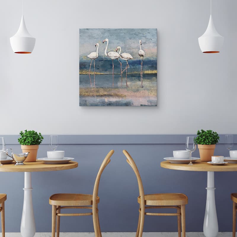 Chorus Line Square I by Studio Arts Canvas Art Print