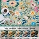 preview thumbnail 7 of 8, Nature Floral Non-Slip Machine Washable Colorful Modern Area Rug