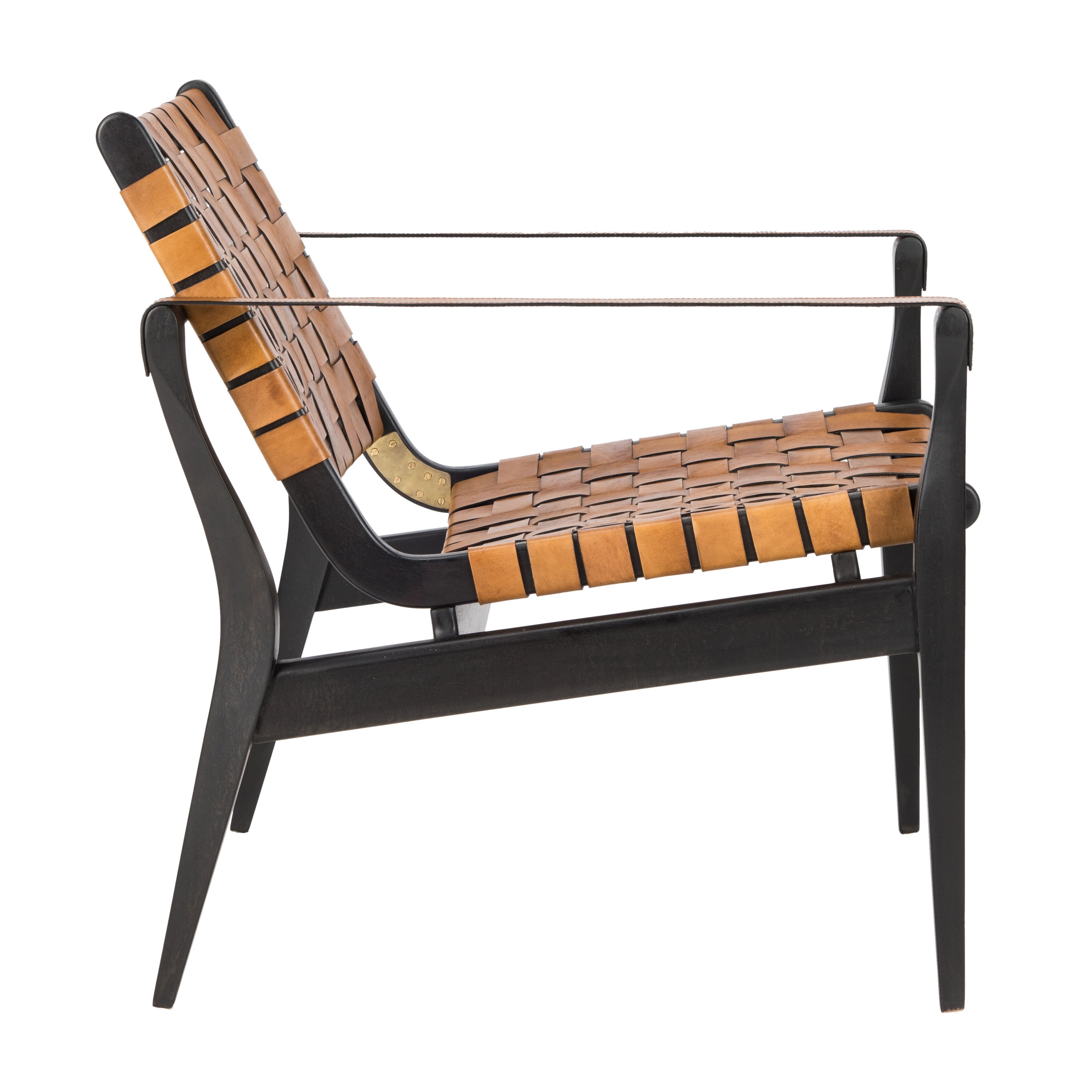 Safavieh couture dilan store leather safari chair