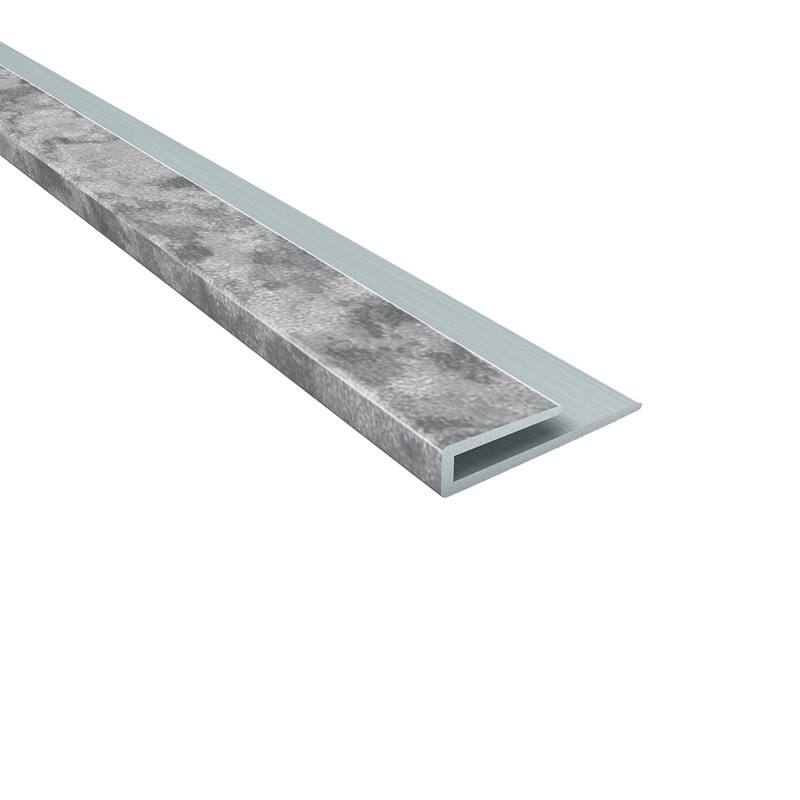 Fasade Backsplash Accessory Kit in Galvanized Steel - 5 Pack