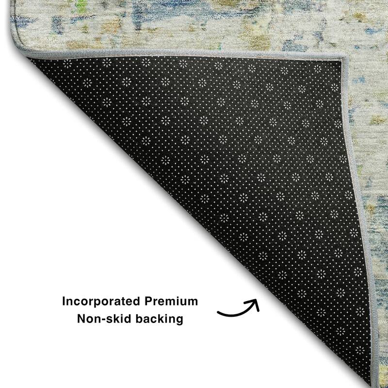 Premium Washable Super Soft Abstract Pixels Mayfield Rug