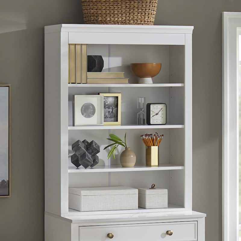 Lifestorey Monza 2-Piece Modular Bookcase with Drawers