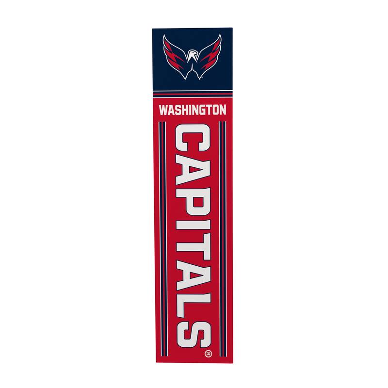 47" Double Sided Seasonal Porch Leaner, Washington Capitals - 47" x 11.25"
