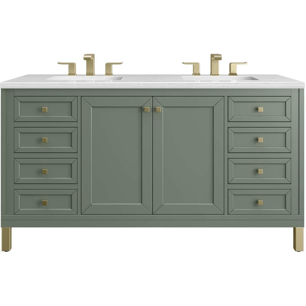 James Martin Vanities 503-V60D-3AF Chicago 60" Free Standing Double