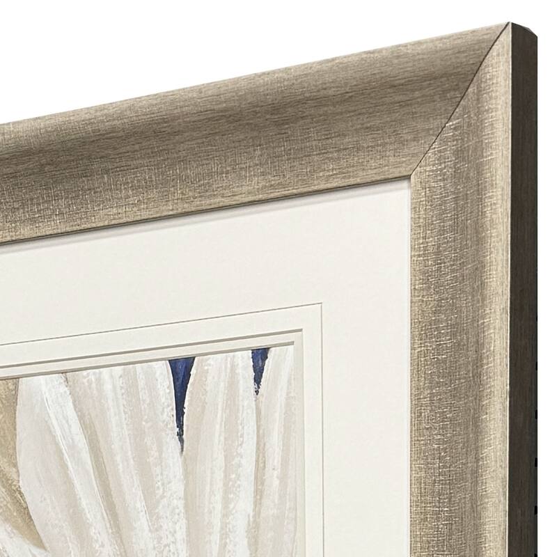 Paragon Blue Dry Palms I Framed Art