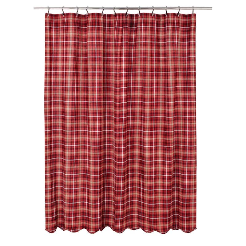 Braxton Scalloped Shower Curtain 72x72