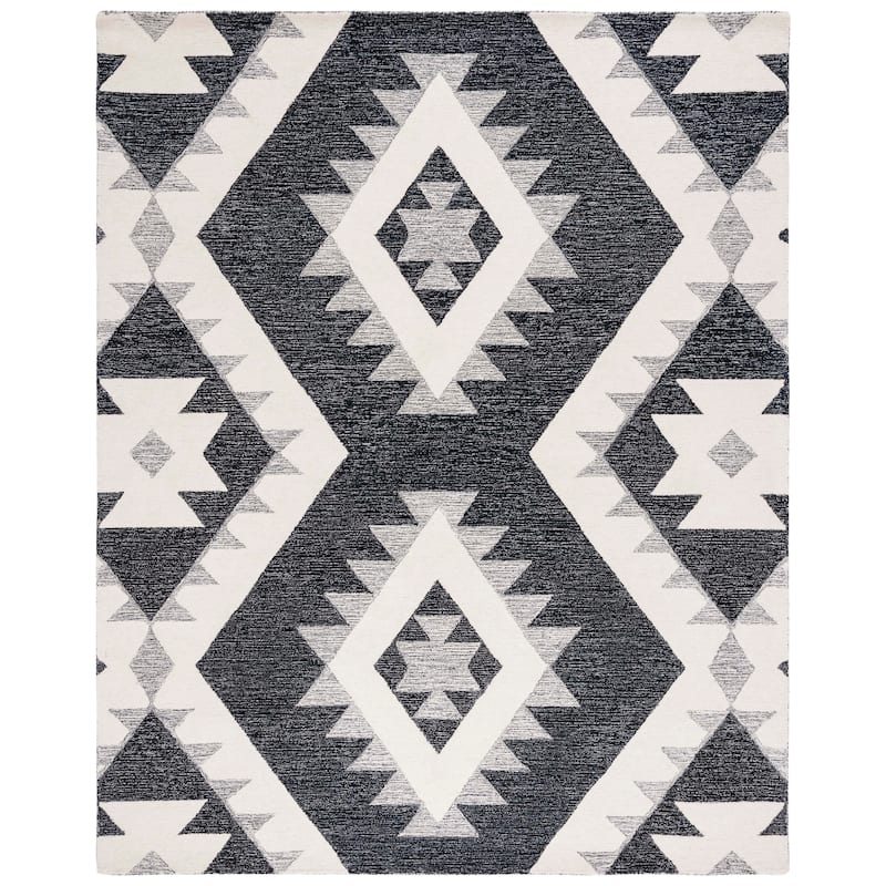 SAFAVIEH Handmade Casablanca Tzipporah Rustic Boho Wool Rug