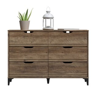 6 Drawer Dresser - Chest of Drawers for Bedroom - Clothes Storage