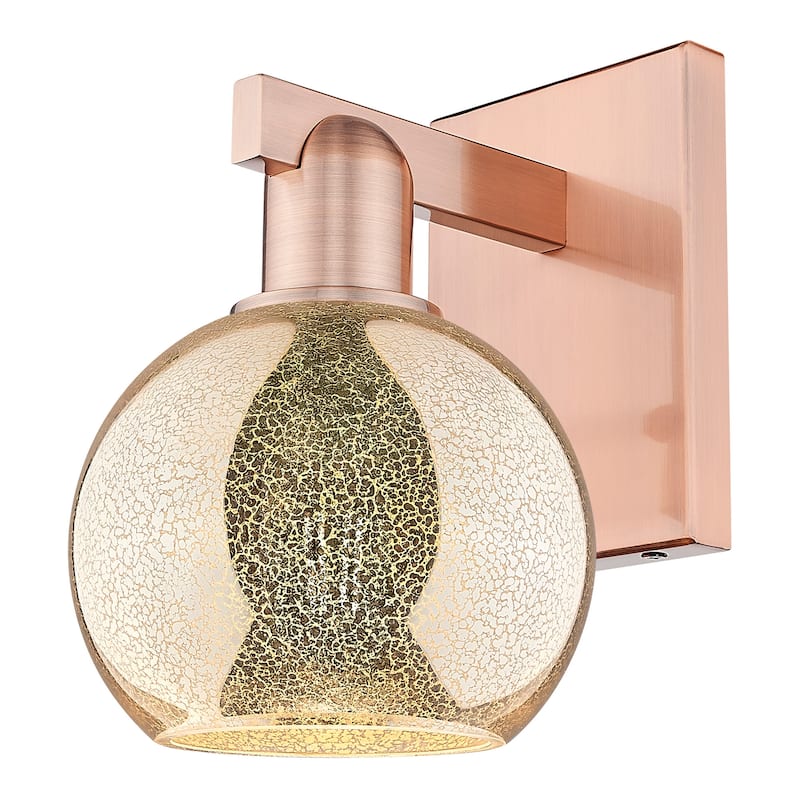 Innovations Lighting 716-1W-10-6 Athens Sconce Athens 10" Tall Wall - Antique Copper / Mercury