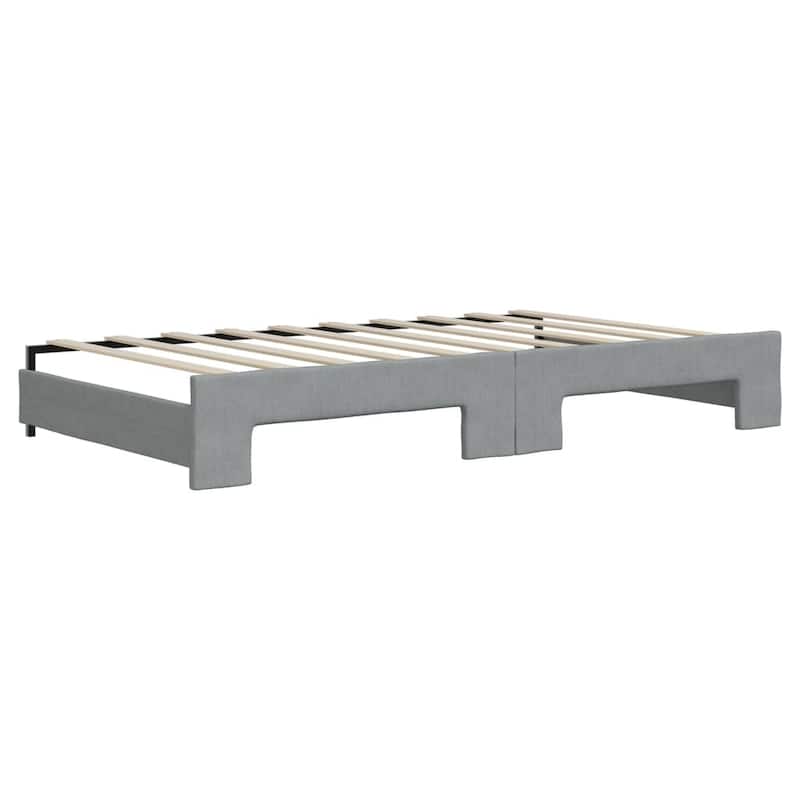 vidaXL Day Bed Upholstered Sleeper Sofa Bed for Bedroom Living Room Fabric