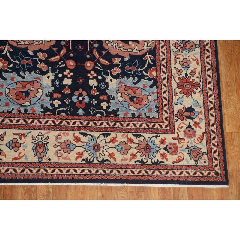 Sultanabad Ziegler Turkish Oriental Wool Area Rug Hand-knotted Carpet - 9'9" x 13'0"