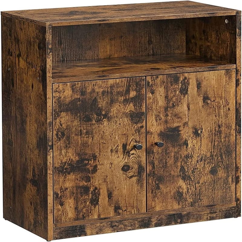 Storage Cabinet Adjustable 2 Tier Shelf - 11.8"D x 23.6"W x 31.5"H