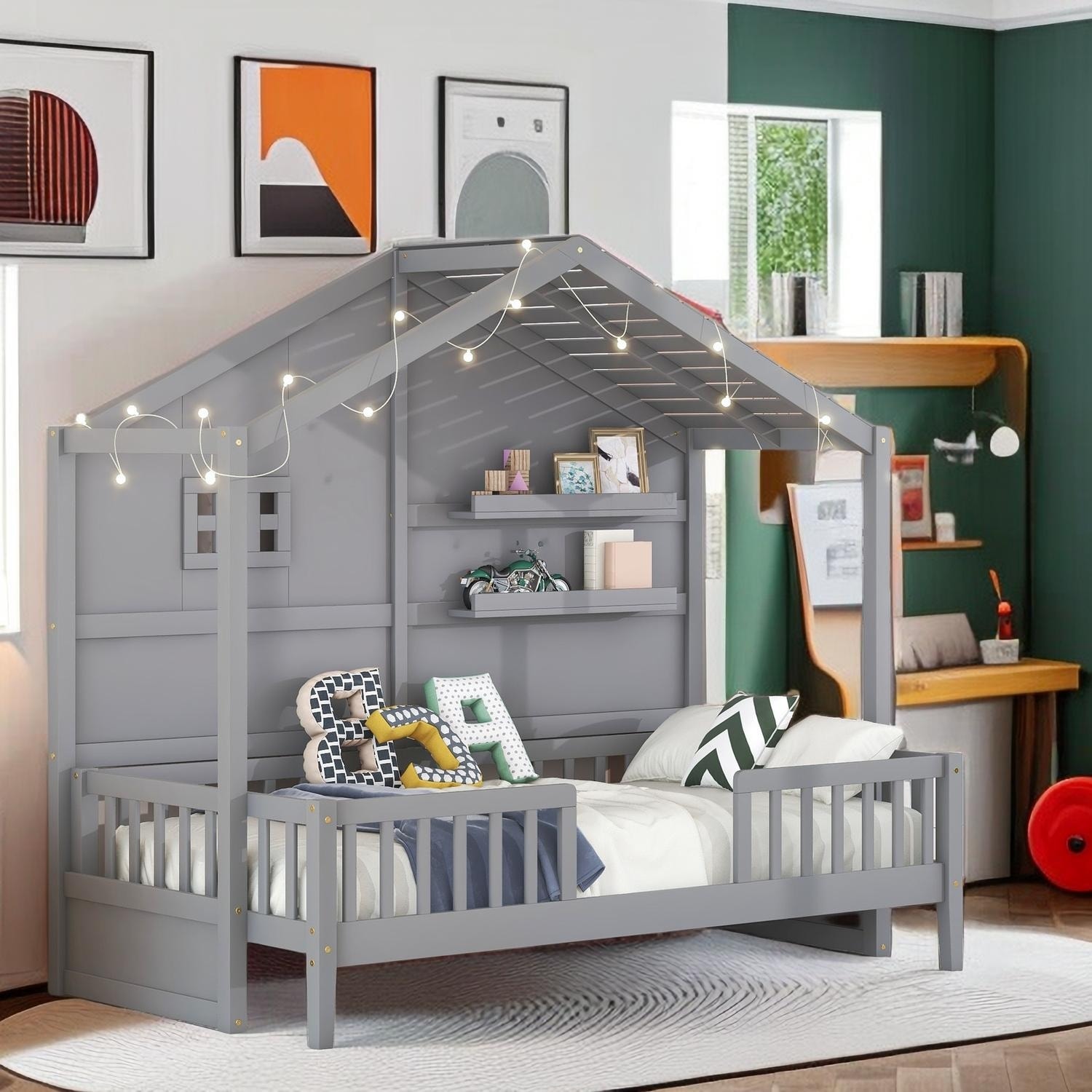 Built in twin hotsell bed
