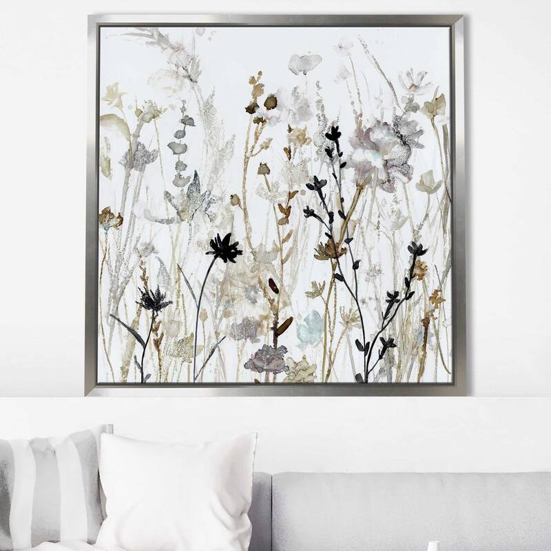 "Wildflower Mist II" by Carol Robinson Print on Floating Canvas