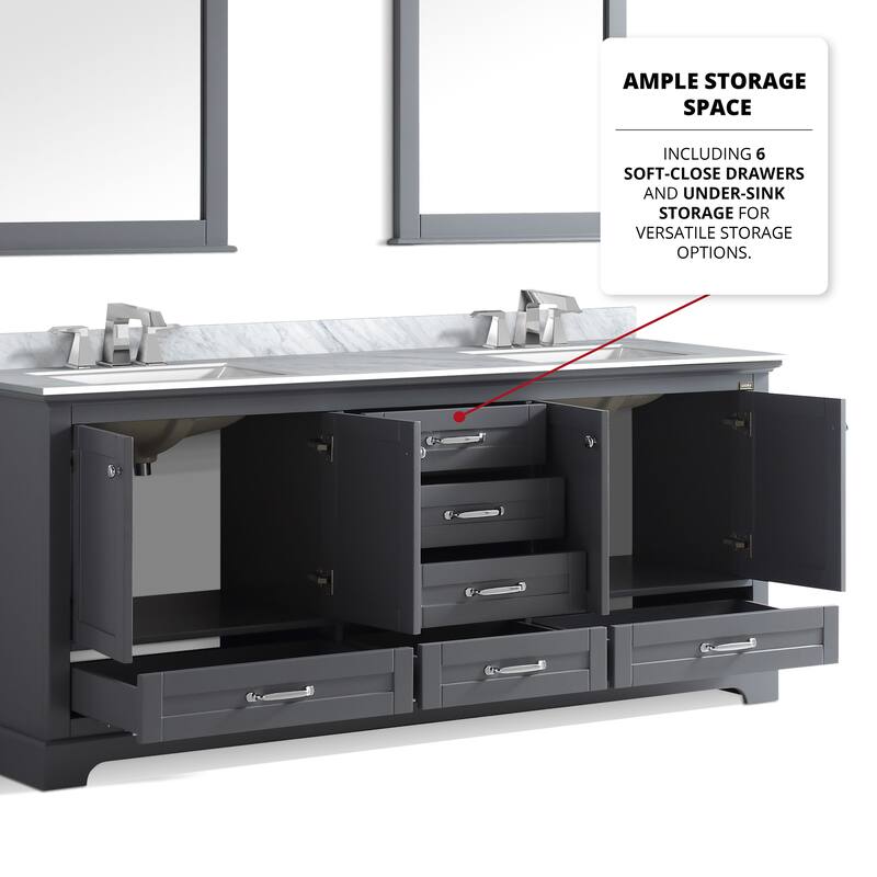 Dukes Bath Vanity No Top and Mirror