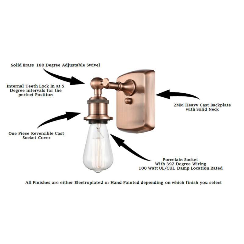 Innovations Lighting Castile 11" Tall Bathroom Sconce