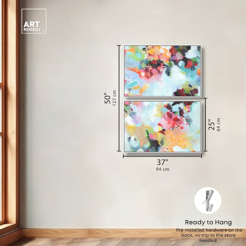 Play of Light Canvas Set of 2 by Art Remedy