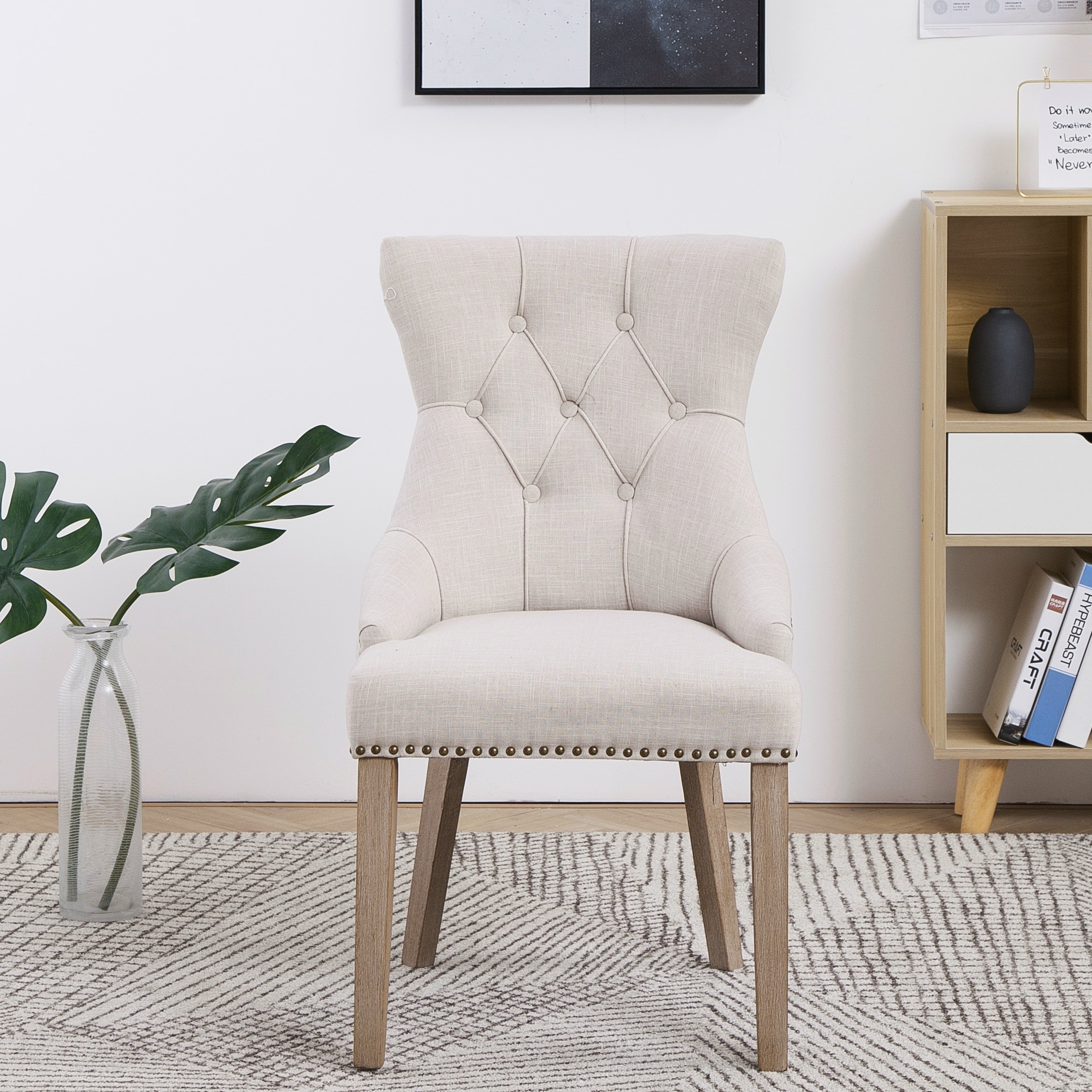 Shop The Gray Barn Mount French High Back Tufted Upholstered