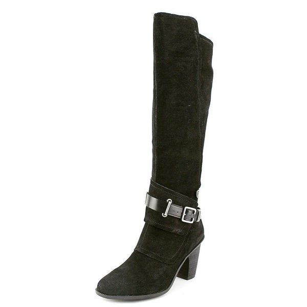 dune black knee high boots